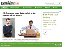 Tablet Screenshot of gentefalsa.com